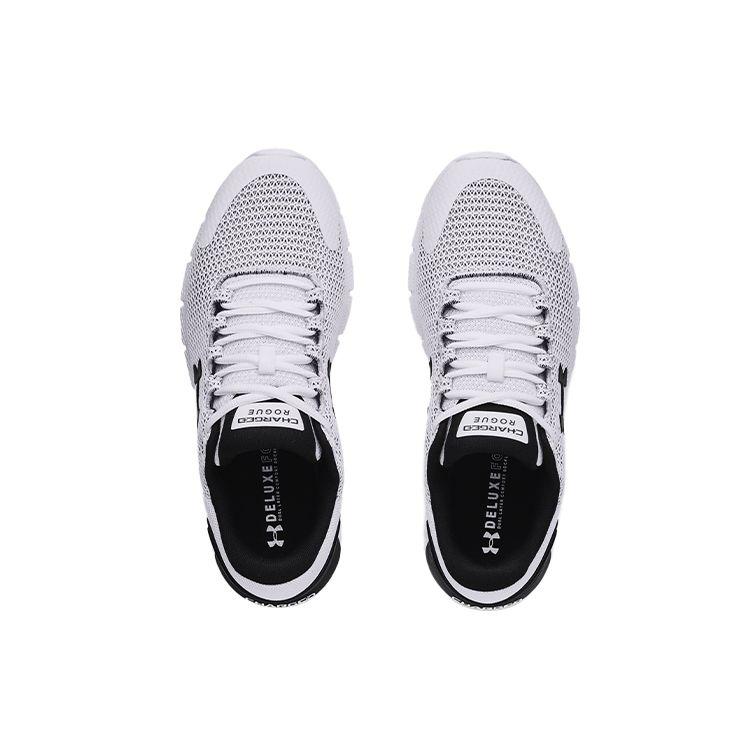 Under Armour Мужские беговые кроссовки Charged Rogue 2.5 Белый Черный 3024400-101