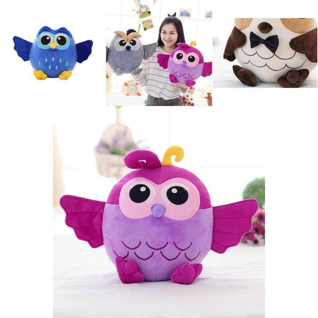 Высококачественная милая плюшевая игрушка-сова для детей, мягкие и приятные на ощупь набивные куклы