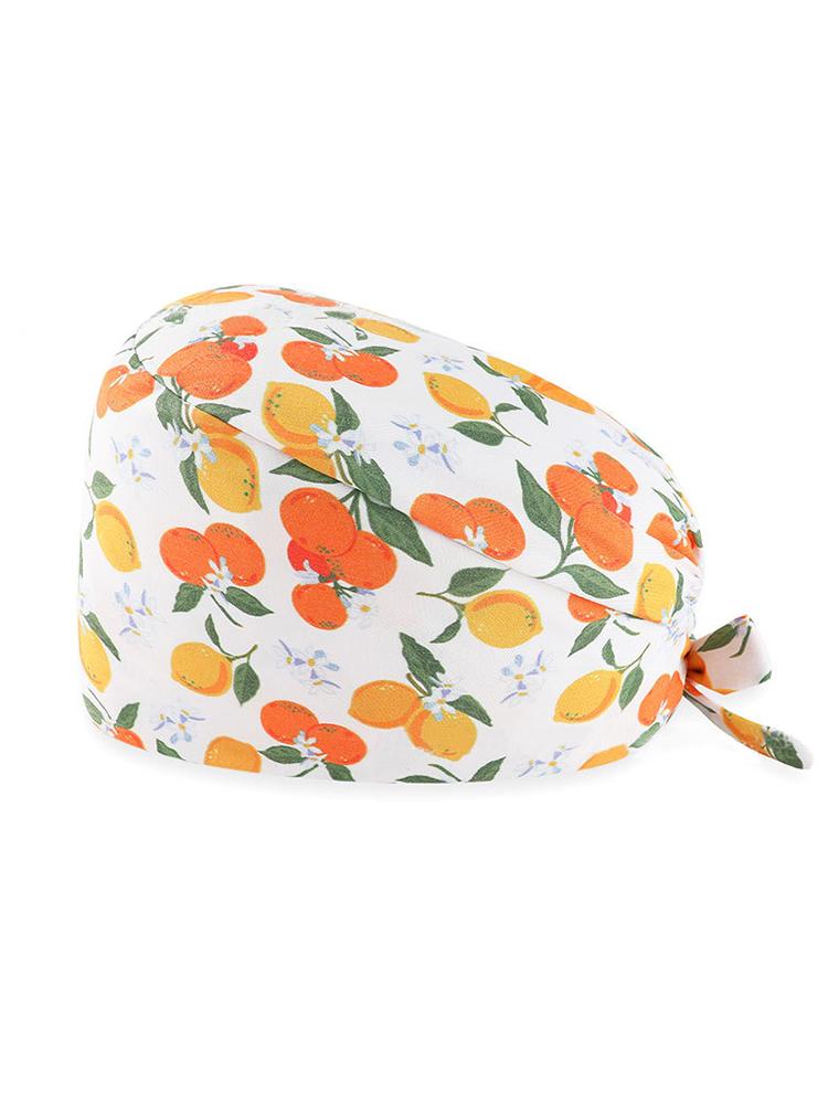 Унисекс Регулируемая завязка Хирургическая шапочка для операционной, хлопковая шапочка для медсестры с принтом, пылезащитная рабочая шапочка