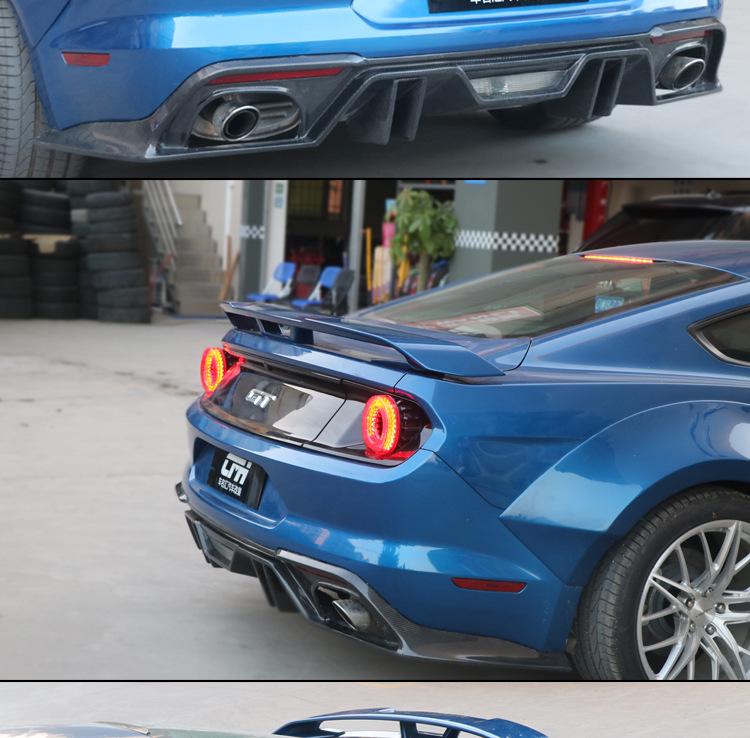 15-23 Ford Mustang GT Trunk Spoiler: ABS Tail Wing