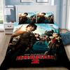 Duvet Cover Pillowcase Bedding Set Funny T-Toothless Adult Boy Girl Bedroom Decoration Children Gift Single Double Large Size