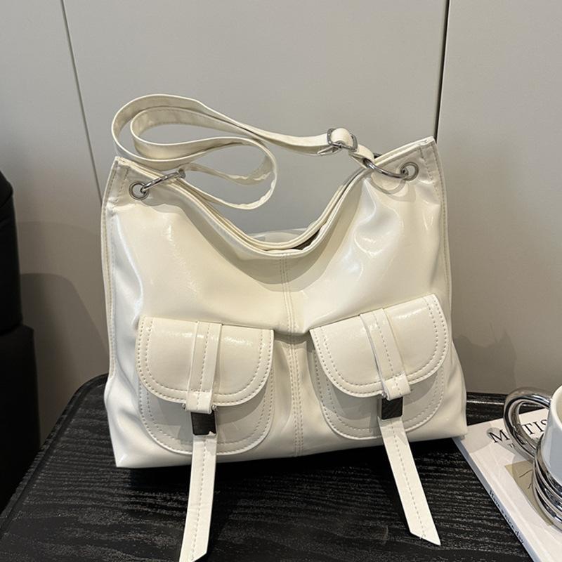 Women's 2025 New Fashion Single Shoulder Crossbody Pocket High Sense Commuting Underarm Tote Bag Large Capacity Commuting Convenience