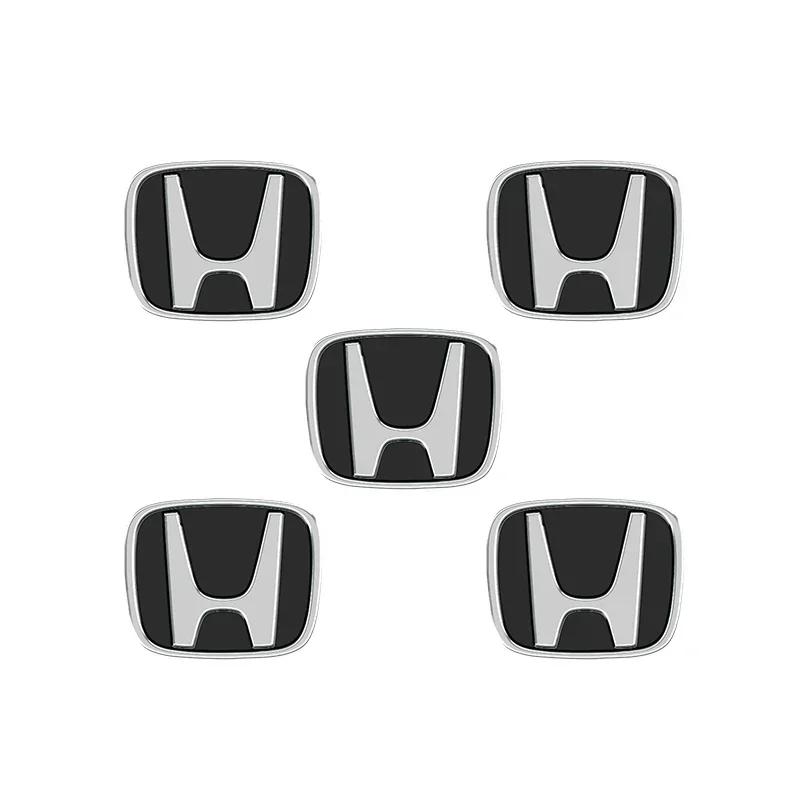 5/10pcs 13mm 14mm Car Key Emblem Stickers Auto Door Keyhole Logo Decals For Honda Civic Accord CRV Hrv Jazz Auto Accessories