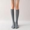 Women's Knee-High Compression Socks – Solid Color, Slimming, Autumn/Winter, Japanese/Korean Style