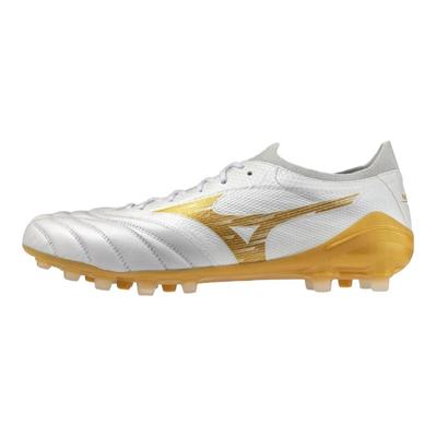 Футбольные бутсы MORELIA NEO IV B ELITE Унисекс Белый Золотой P1GA264350