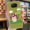 Cottagecore Frog Mushroom Kawaii Cover Phone Case For Xiaomi Poco F7 Ultra X7 X6 X5 Pro M7 Redmi 15C 15 13C 13 12C 12 10C 10 9A
