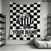 Name Custom Santos FC Wall Tapestry Aesthetic Wall Hanging Printed Fabric Blanket Decorative Tapestries for Bedroom Living Room Home Decor