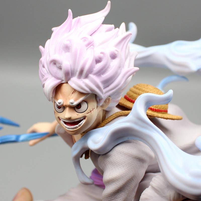 One Piece Luffy Gear 5 Аниме Фигурка Бога Солнца Ника Луффи Фигурка Приседания Статуя Модель Куклы Игрушки