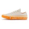 Converse Ограниченная серия ко Дню святого Валентина 1970-х годов, повседневные универсальные низкие кеды из парусины, женские, бело-оранжевые