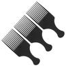 3pcs Professional Hair Pick Portable Salon Barber Shop Afro Pick Comb Hair Styling Tool