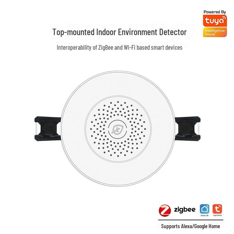 Graffiti ZigBee Ceiling Indoor Air Quality Detector