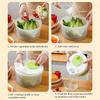 Lettuce Drain Basket Multifunctional Household Manual Vegetable Dehydrator and Salad Spinner with Fruit Home Kitchen Gadgets