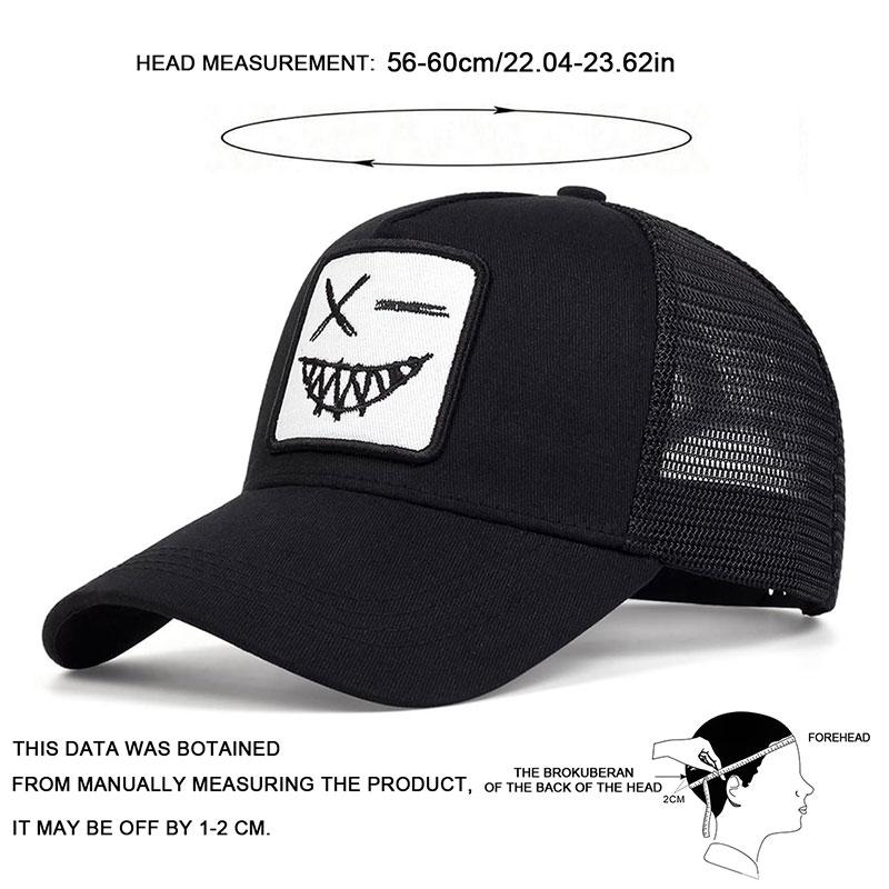 Унисекс Повседневная бейсболка Спортивная кепка Snapback Кепка для гольфа Хлопковая вышивка Хип-хоп шляпы Летние дышащие сетчатые кепки Gorras