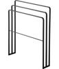 Yamazaki Bath Towel W70 X D14 X Tower Easy To Fits Large 4980 (Yamazaki) 3-Row Hanger, Side-Mounted, Black, Approx. H81cm, Design, Hang, Towels,