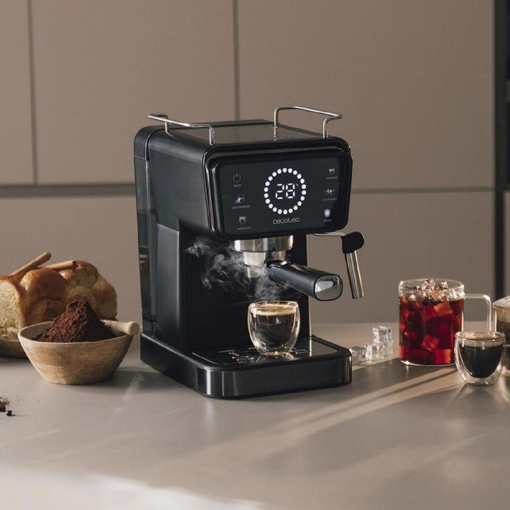 Cecotec Кофемашина Power Espresso Touch ColdBrew Эспрессо-машина 1350 Вт Черная