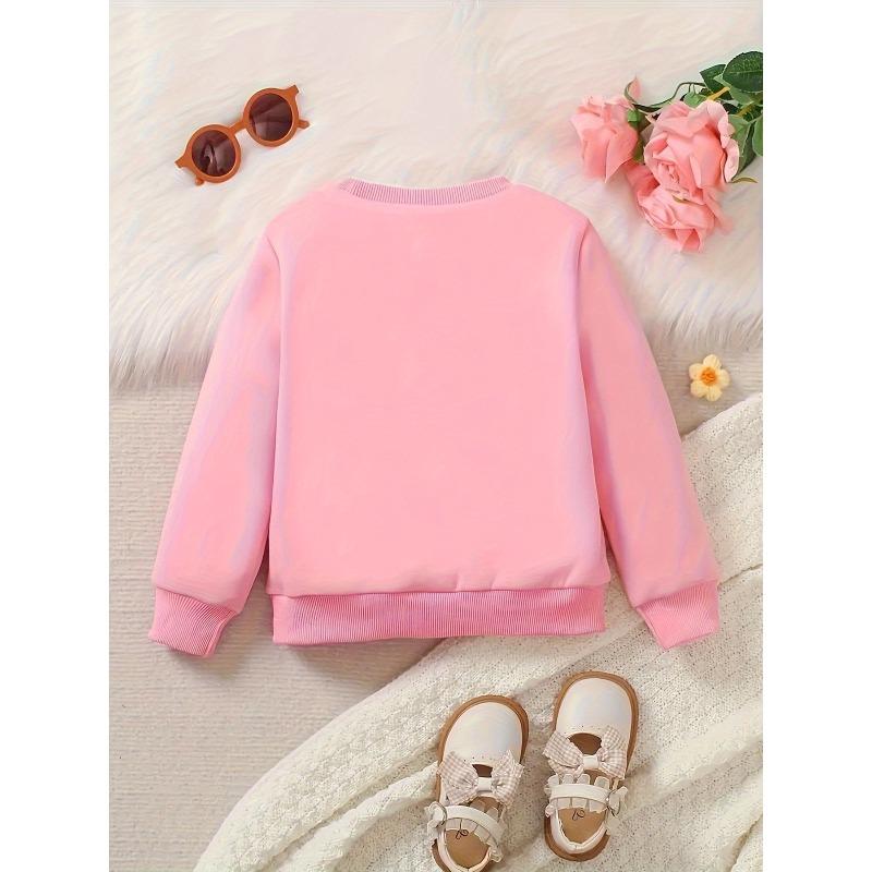 Kids Sweatshirt, Cute Print Pattern Spring Lightweight Round Neck Sweatshirt,Soft Cotton Sweatshirt
