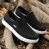 Модная мужская вулканизированная обувь против скольжения Новая модная мужская парусиновая обувь Дышащая обувь для ходьбы Универсальные лоферы Повседневные кроссовки для прогулок