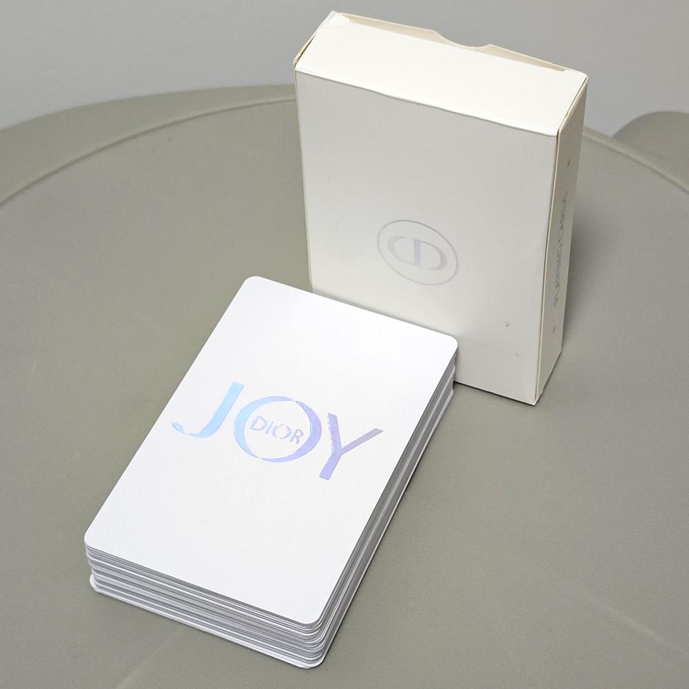 Чисто белые серебряные фольгированные тисненые игральные карты для кардистри, полный набор, реквизит для фокусов 54 шт. карты 9*6 см