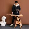 Складная мольберт из бука, Портативный стенд для набросков и масляной живописи, Легкий штатив художника для демонстрации цветов и рисования
