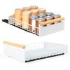 Heavy Duty Pull Out Drawer Organizer for Kitchen and Bathroom with No Drilling Required and Smooth Glide Function
