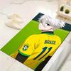 1pc Brazilian Soccer Player Carpet Rug for Bedroom Living Room Decor Sofa Home Game Area Rug Non-slip Floor Mat. DT71501136