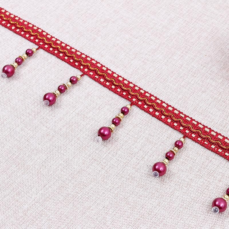 11 метров искусственный жемчуг кисточка кружевная отделка занавес швейный аксессуар обивка штор бисер отделка бахрома DIY домашний декор