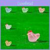 Adorable Resin Miniature Chicken Garden Decor Glow In The Dark Pastoral Style