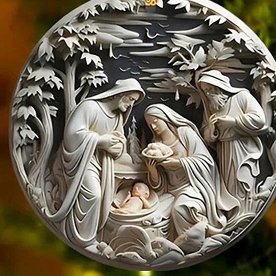 2D Акриловое Рождественское Украшение Легкое Домашний Офис Внутри Помещения Праздничная Вечеринка Рождество