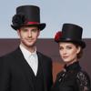 Classic Black Rose Gentleman Cap Vibrant Red Magician Fedora Headwear  Drama Actors