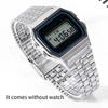 Винтажный металлический ремешок для часов Casio SGW400 F91W F84 F105/108/A158/168 AE1200/1300 Высококачественный браслет из нержавеющей стали 18 мм