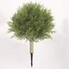 Artificial Cypress Topiary Tree with Ground Spike, Fake Evergreen Tree for Porch, Artificial Plants for Outdoor Planters Indoor UV Resistant