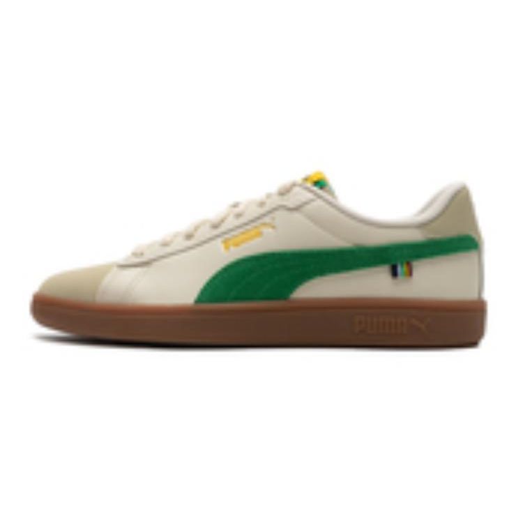 Puma Унисекс Бежевые Низкие Кроссовки Smash 3.0 396147-01