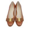 Отличные туфли Salvatore Ferragamo VARA Лента Vara Коричневая кожа Женские 5 Б/у