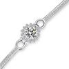S925 Silver Moissanite Bracelet 1 2 Carat High Quality Light Luxury Exquisite Sunflower Bracelet for Women