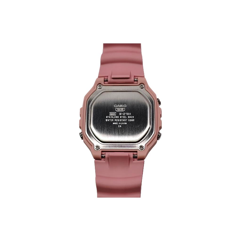 Casio Унисекс ПОДРОСТКОВЫЕ Розовые Часы W-218HC-4AV(Watch3--)