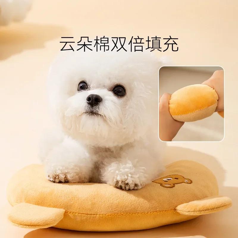 Милый питомец Универсальная дышащая мультяшная вышитая U-образная подушка для сна кошки Подушка для собак Товары