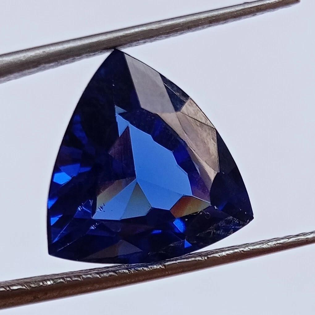 Amazing Sapphire Blue Natural 12-14 Ct Fabulous Certified Loose Gemstone