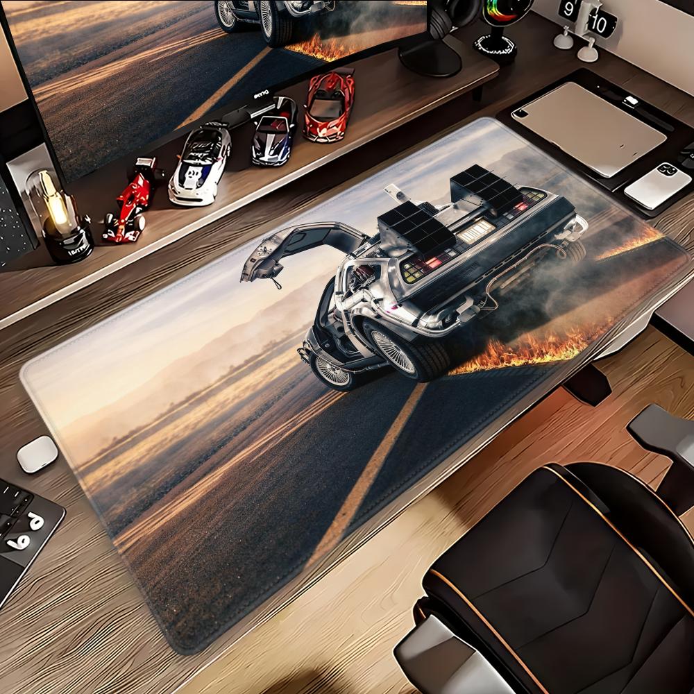 Classic Movie Bback To The Ffuture Mouse Pad Anti Slip Rubber Desk Mat Edge Locked Thickened Laptop Gaming Table Pad Daily Use