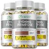 GREVIP - 1300 mg Evening Primrose Oil - 120 mg Gamma-Linolenic Acid - For Women's Health and Skin Health
