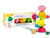Lalaboom Детская игрушка Сенсорный мячик 3 мячика и 12 деталей BL930 (Подлинный продукт)