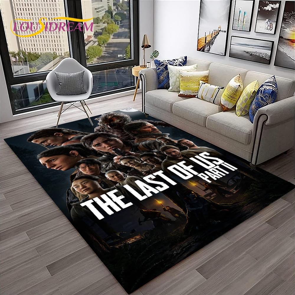 The Last of Us Игра ужасов Педро ТВ Ковер Коврик для дома Гостиная Спальня Диван Придверный коврик Декор, детский ковер Нескользящий коврик для пола