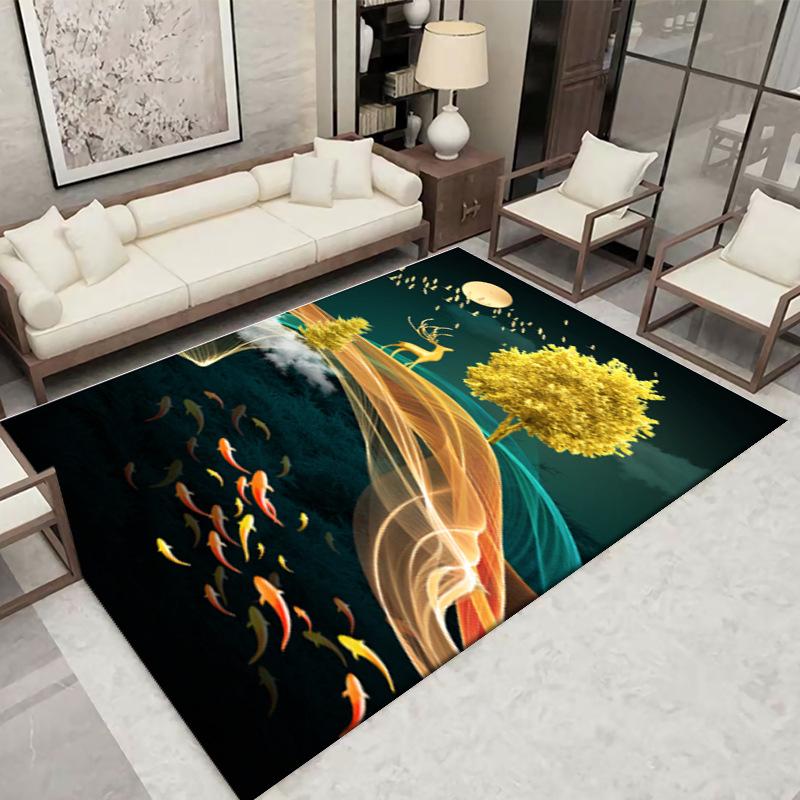 Nordic Style Thicken for Bedroom Rug Living Room Decoration Floor Mat Large Area Home Non-slip Carpet Cloakroom Washable Carpets