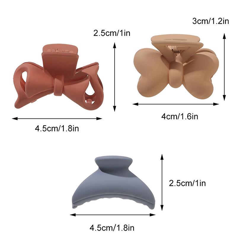 4,5 см матовый простой бант заколка для волос маленькая уличная женская зажимная акула заколка для волос праздничный праздничный аксессуар для волос для девушек подарок