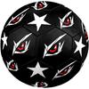 1pc Eagle Eye Symbol Black Star Soccer Ball Size 5 Football Machine Sewn Indoor/Outdoor Universal Football Q75