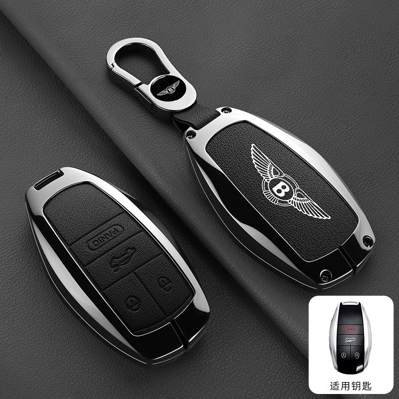 Для Нового Bentley Flying Spur Continental GT Bentayga Mulsanne Автомобильный ЛОГОТИП Чехол для Ключа Автомобиля Чехол для Умного Пульта Держатель для Ключей Сумка Чехол Зажим