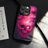 Крутой чехол для телефона с рисунком черепа, PC+TPU, для iPhone 15 16 17 Pro Max 13 16 11 12 14 Pro Xs Max Mini Xr X Plus, чехол