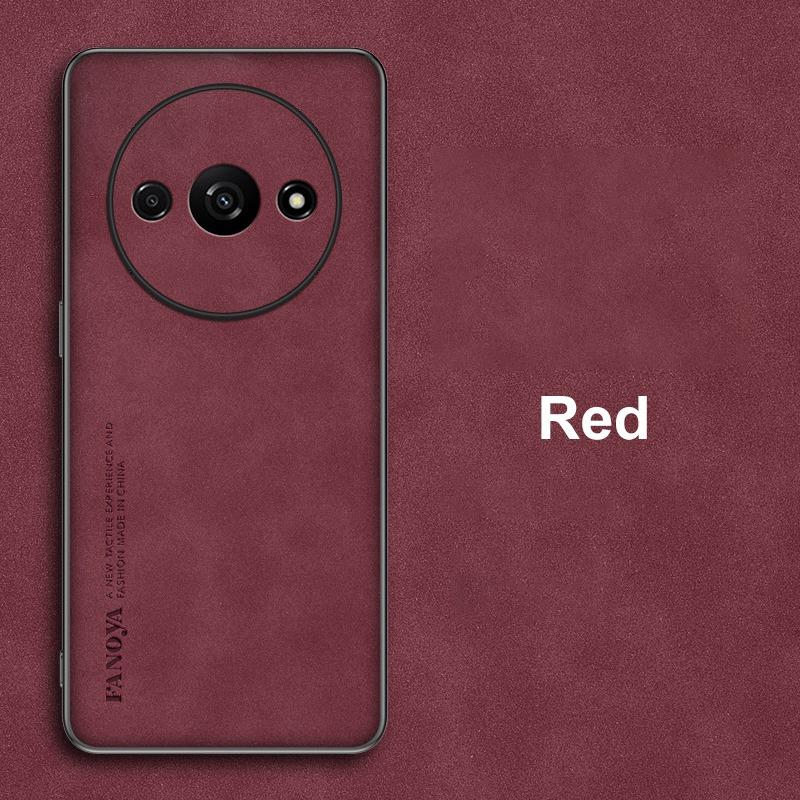 Для Redmi A3 A3X 4G Чехол Роскошный Чехол для телефона из ПУ кожи Для Xiaomi Poco C61 RedmiA3 Задняя крышка Матовый силикон Полная защита