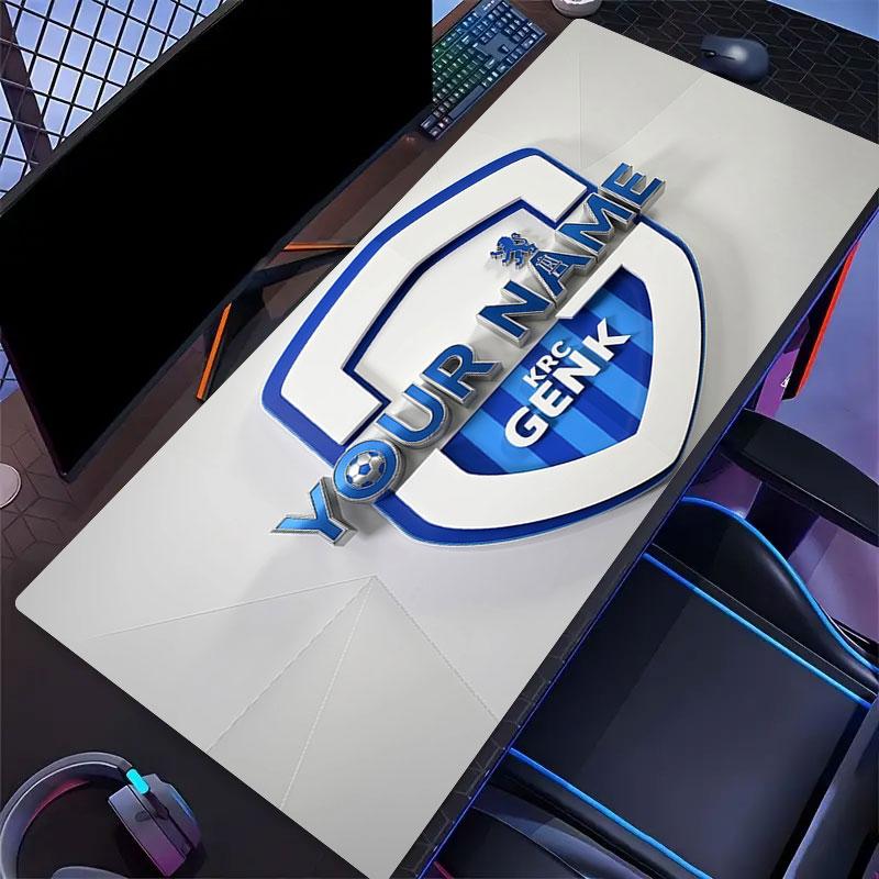 Custom Name,KRC Genk Mouse Pad, Large Gaming Desk Mat, Non-slip XXL Mousepad for Laptop & Tablet, Mini PC Playmat with Stitched Edges