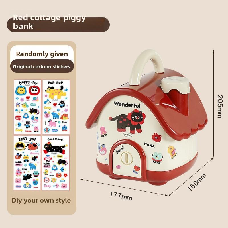 Копилка в форме дома, копилка-дофамин, домашний декор, подарки на фестиваль для мальчиков и девочек, коробки для хранения игрушек