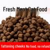 Fresh Meat Cat Food - 18 Jin, Large Bag for Kitten & Adult Cats, Weight Gain & Development, Indoor Formula (Includes 9 Jin & 3 Jin Packs)